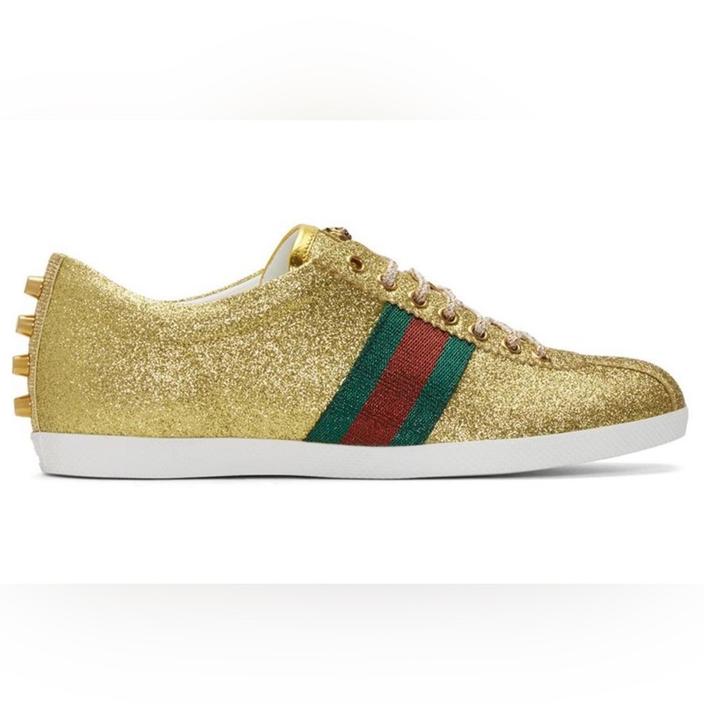 EUC Authentic Gucci Bambi Gold Glitter